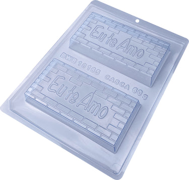 Forma De Chocolate - Forma De Chocolate Especial 3 Partes - Tablete Eu Te Amo- BWB 10165